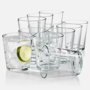 Martha Stewart 12 Small Tumbler Glasses 13oz.
